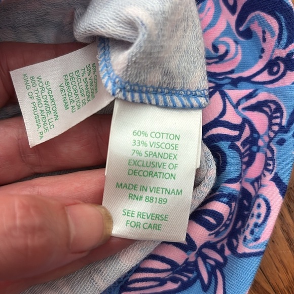 LILLY PULITZER Beline Dress In Lapis Lazuli Horseshoe Bay size XS - Picture 5 of 11